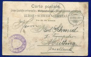 Gruss aus Andermatt Switzerland Swiss old postcard