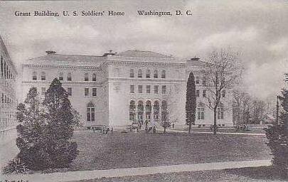 Washington DC Grant Building US Soldiers Home Albertype