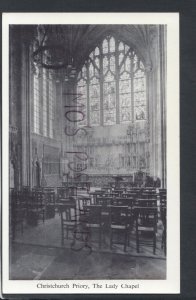 Dorset Postcard - Christchurch Priory, The Lady Chapel    RS17656