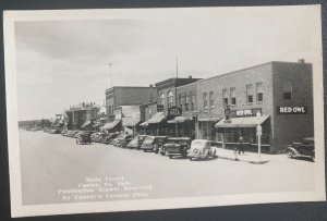 Mint USA Real Picture Postcard Main Street Custer South Dakota