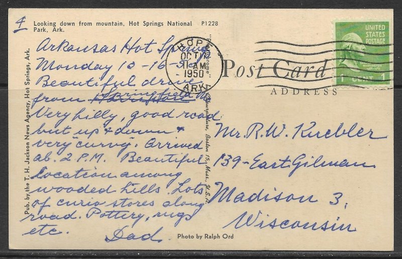 Arkansas, Hot Springs - Aerial View - [AR-055]