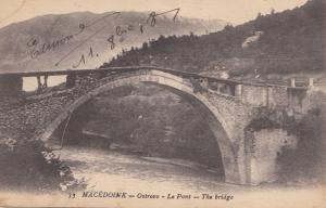 B79245 ostrovo le pont the bridge    macedonia front/back image