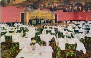 Las Vegas NV Thunderbird Hotel Main Dining Room Unused Postcard G51