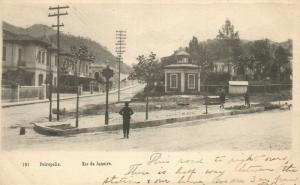 RIO DE JANEIRO BRAZIL PETROPOLIS ANTIQUE POSTCARD