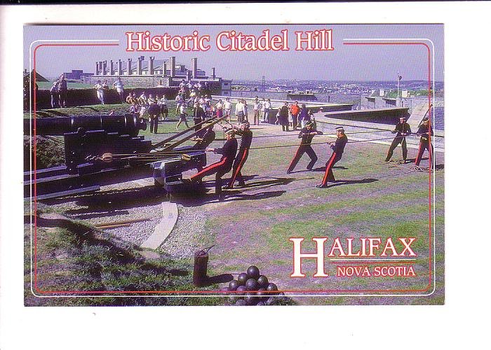 Royal Artillery Fire a Cannon Citadel Hill, Halifax, Nova Scotia, Military