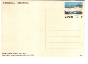 Reversing Falls, Saint John, New Brunswick, Canada, Postal Stationery