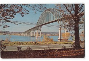 Chatham New Brunswick Canada Vintage Postcard The Miramichi Centennial Bridge