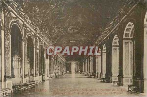 Postcard Old Versailles Hall of Mirrors