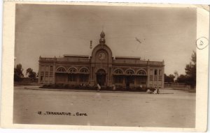 PC TANANARIVE GARE RAILWAY STATION REAL PHOTO MAGADASCAR (a30118)