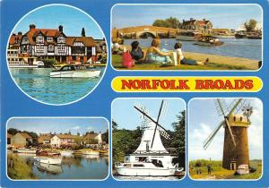 BR82473 norfolk broads windmill mill  uk