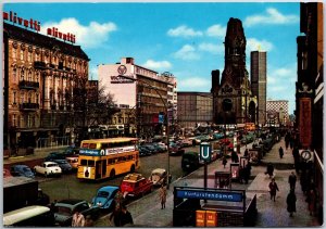 VINTAGE POSTCARD CONTINENTAL SIZE KAISER WILHELM DISTRICT OF BERLIN GERMANY 1972