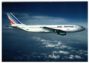 Airfrance Airbus twin engined jumbo Aircraft Airplane Postcard