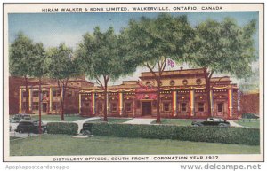 Canada Hiram Walker & Sons Distillery Offices Walkerville Ontario