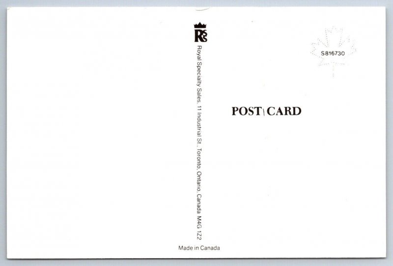 Canada Flag, Giant Canadian DECAL Postcard