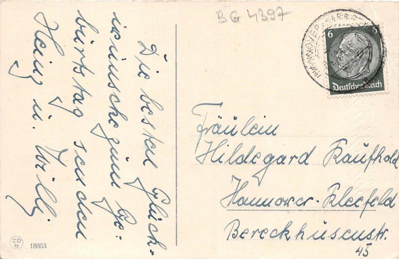 BG4397  geburtstag birthday flower   germany  greetings