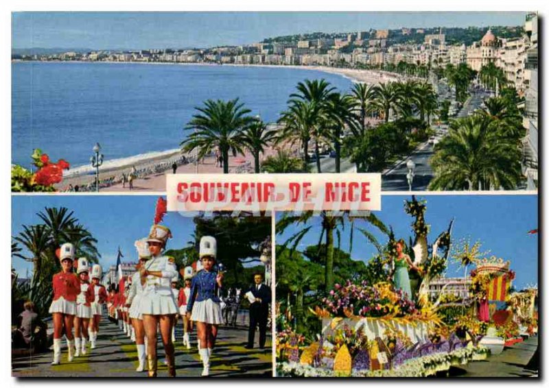 Postcard Modern French Riviera Nice Nice Alps M Remembrance