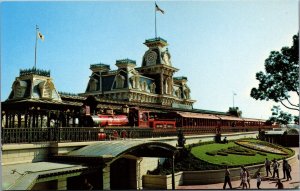 USA Walt Disney World Steam Railroad Chrome Postcard C034
