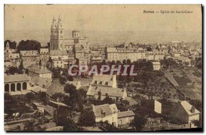Postcard Old Church Rodez Du Sacre Coeur