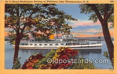 MV Mount Washington Lake Winnipesaukee, NH USA Ship 1955 