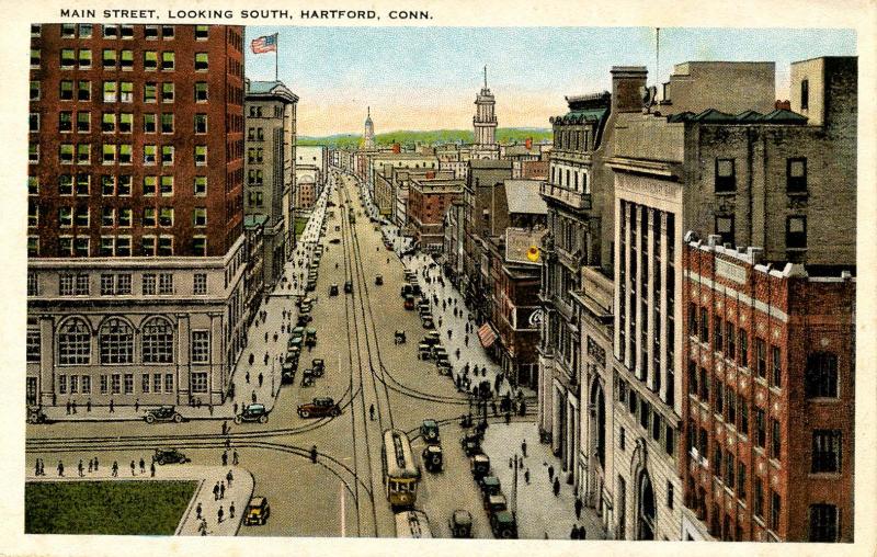 CT - Hartford. Main Street Looking South