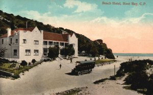 Vintage Postcard Beach Hotel Hout Bay Cape Town South Africa Valentine & Sons