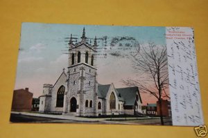 Postcard Westminster Church West Chester PA 1908