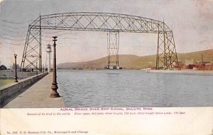 Aerial Bridge Over Ship Canal  Duluth,  MN