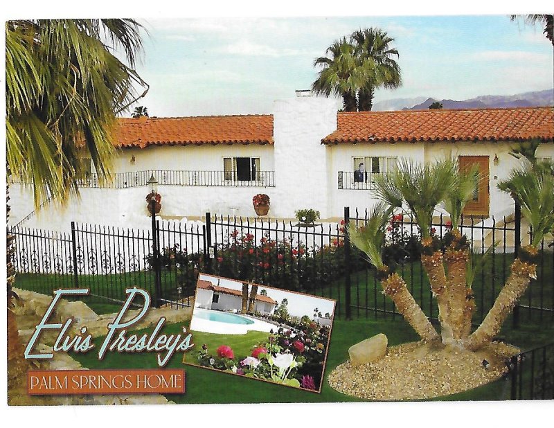 Elvis Presley's Palm Springs California Home 4 by 6 card