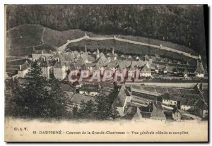 Old Postcard Dauphine Convent of the Grande Chartreuse Vue generale reduced a...