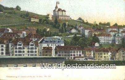 St Gallen Scheffelstein Swizerland 1905 