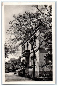 c1950's Girl's College American Mission Cairo Egypt RPPC Photo Unposted Postcard