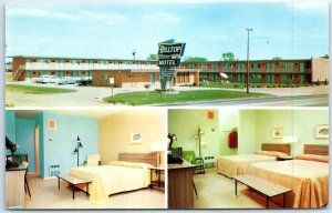 Postcard - Hilltop Motel - Detroit, Michigan