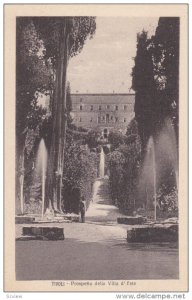 TIVOLI, Lazio, Italy; Prospetto della Villa d´Este, 10-20s