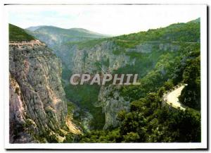 Postcard Modern Verdon Gorge cliffs Bauchet