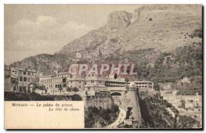 Old Postcard From Monaco palace prince's dog head