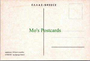 Greece Postcard - Athens, The Sponge Fishers  SW11400