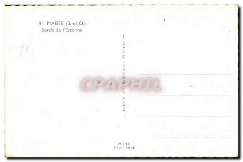 Postcard Old Maisse edges of Essonne