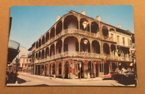 VINTAGE UNUSED POSTCARD LACE BALCONIES, 700 ROYAL STREET, NEW ORLEANS, LOUISIANA