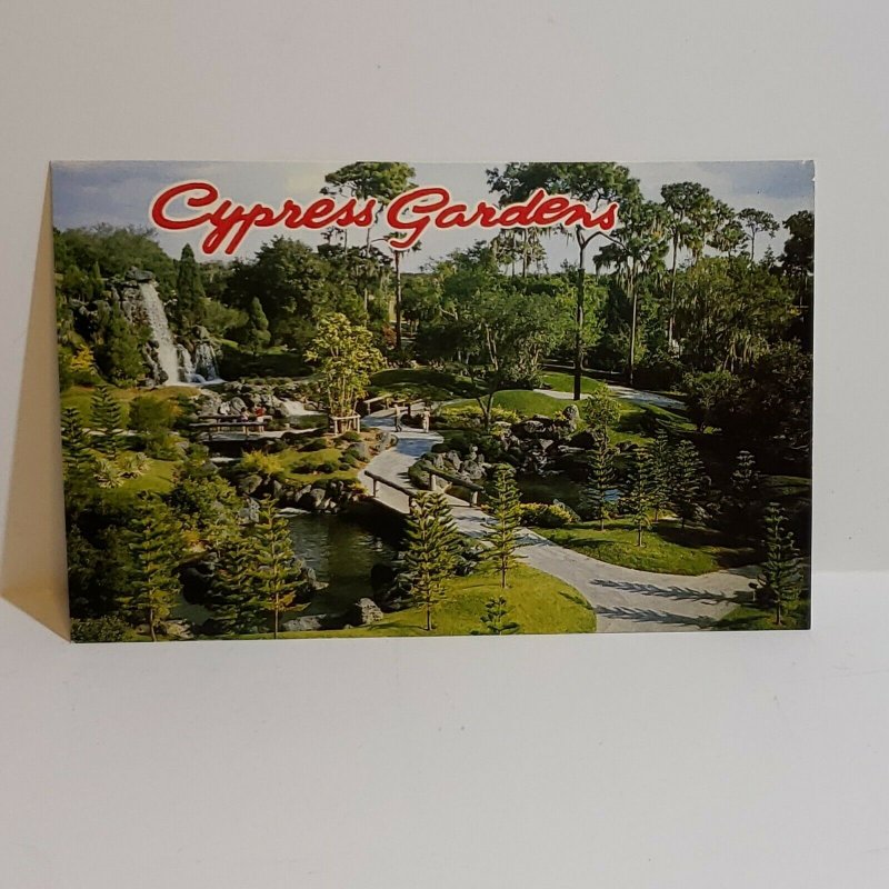 Vintage Postcard Cypress Gardens Florida Gardens of the World 1984   436