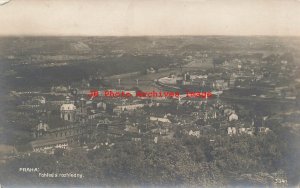 Czech Republic, Prake, Prague, RPPC, City Scene, Aerial View, Photo