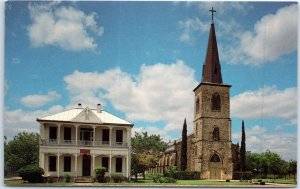 Postcard - St. Louis Catholic Church - Castroville, Texas