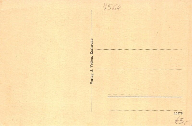 L207 Germany Forbach Murgtal Murg-Kraftwerk vintage postcard