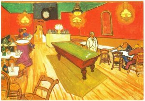 The Night Cafe by Vincent van Gogh Art Postcard