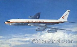 World Airways Boeing 707-320C Airplane, Airport 1968 