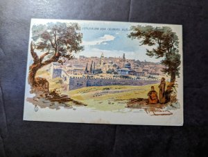 Mint Germany Postcard Jerusalem From Oelberg Aus