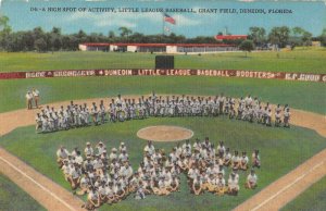 Dunedin Florida Grant Field Little League Baseball Vintage Postcard AA11186