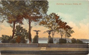 J67/ Cairo Illinois Postcard c1910 Halliday Terrace River View 339