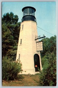 Replica of Henlopen Lighthouse  Rehoboth Beach  Delaware   Postcard