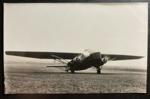 Mint Netherlands Real Picture Postcard Farman Airplane Of Air France