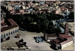 ASTI - Panorama Giardini Pubblici Italy Buildings and Grounds Postcard